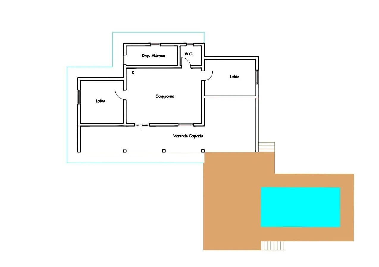 Hébergement de vacances Villa Marci Con Piscina Privata A Nulvi